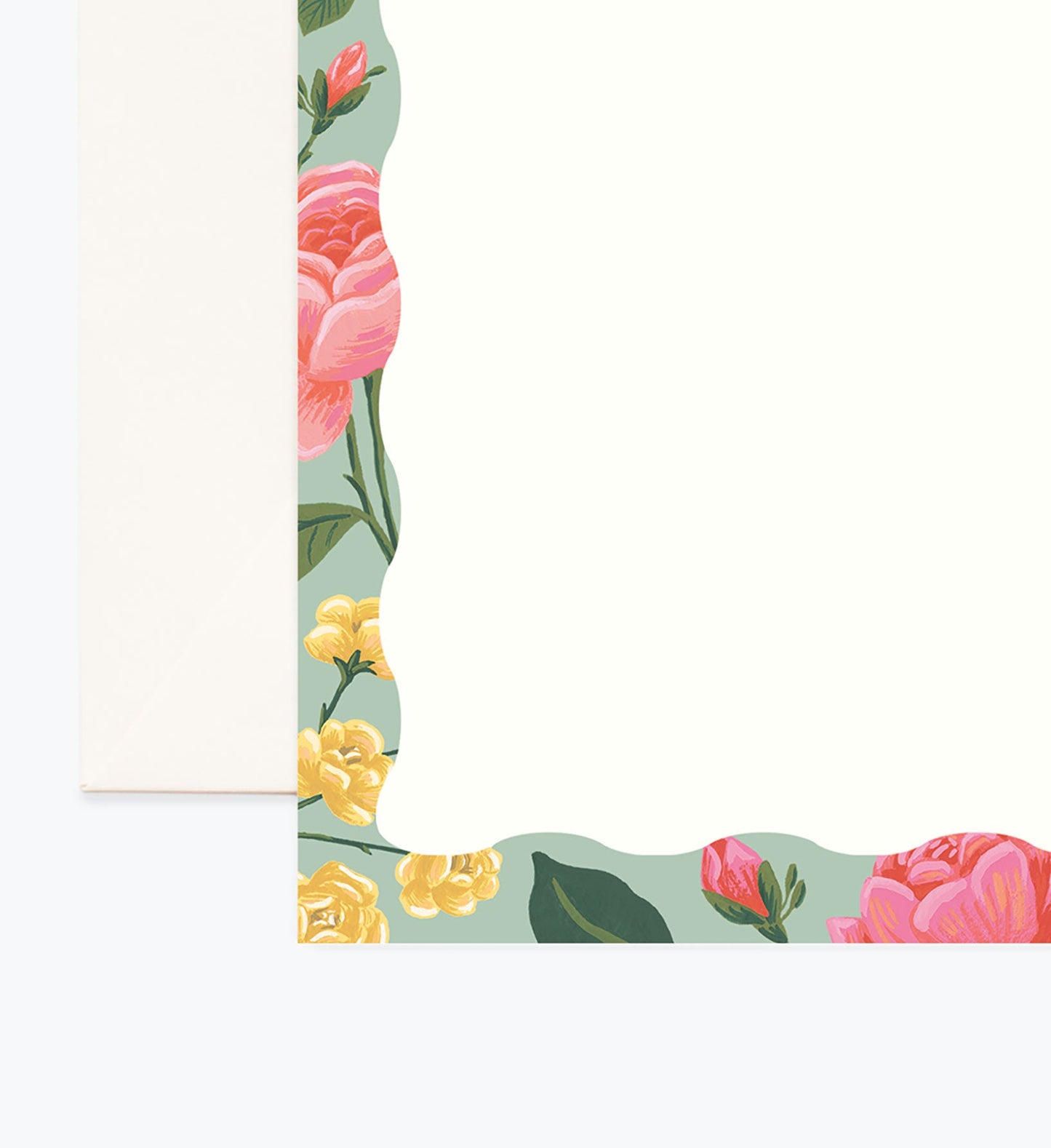 Floral Personalized Stationery - Roses