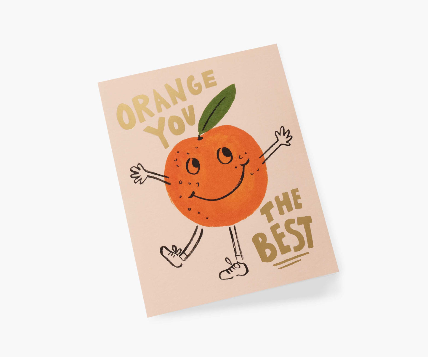 Orange You The Best Love & Friendship Card - Single Card