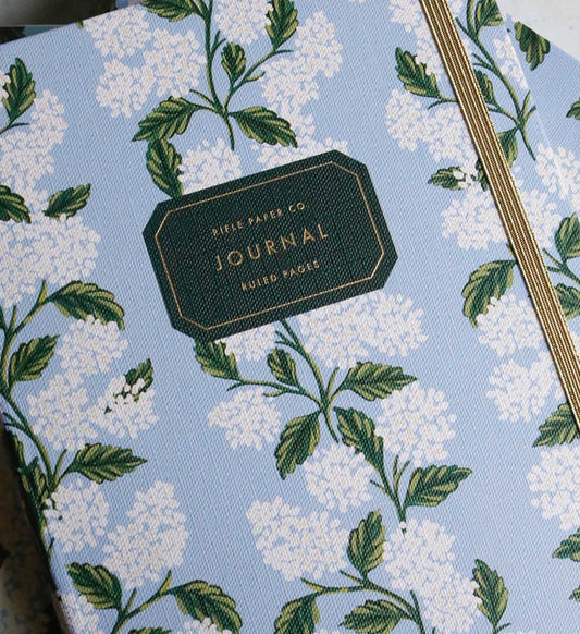 Journal with Pen - Hydrangea