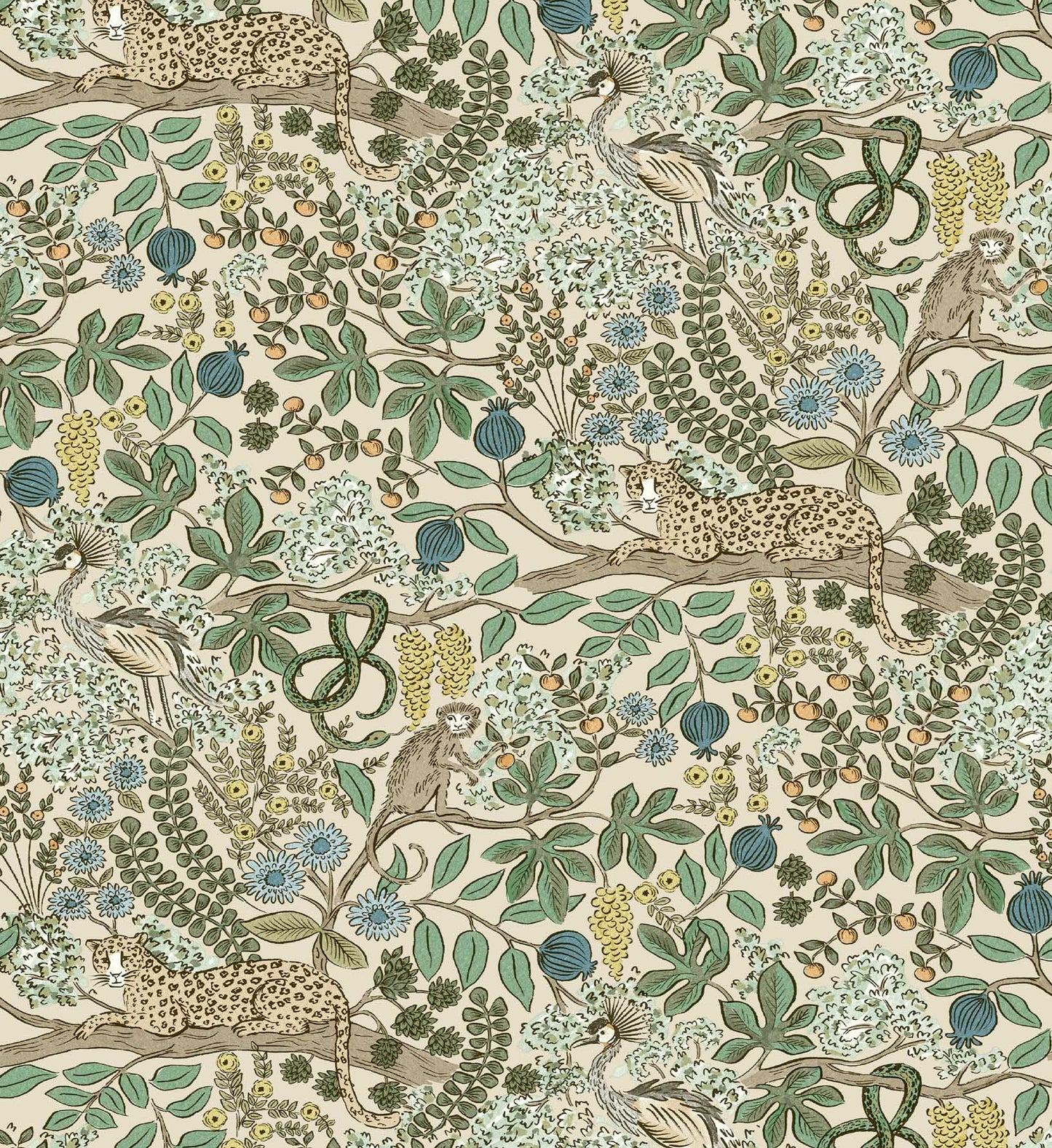 Safari Peel & Stick Wallpaper Sample - Cream