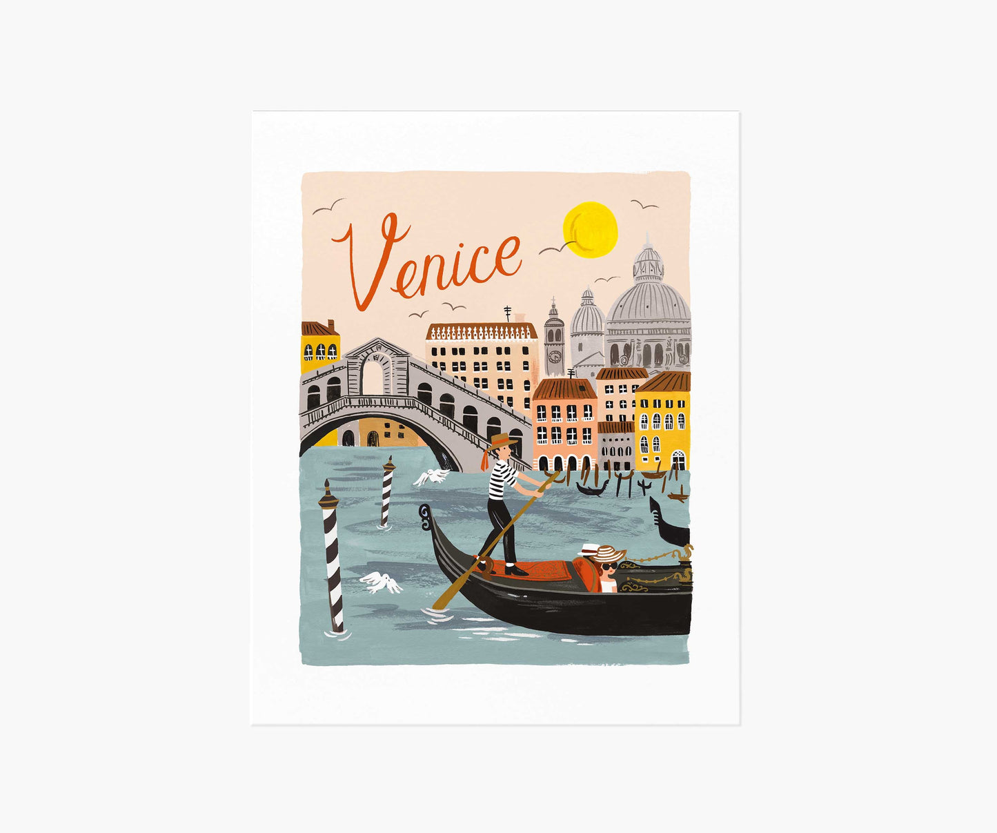 Venice World Traveler Art Print - Premium Design Accessory