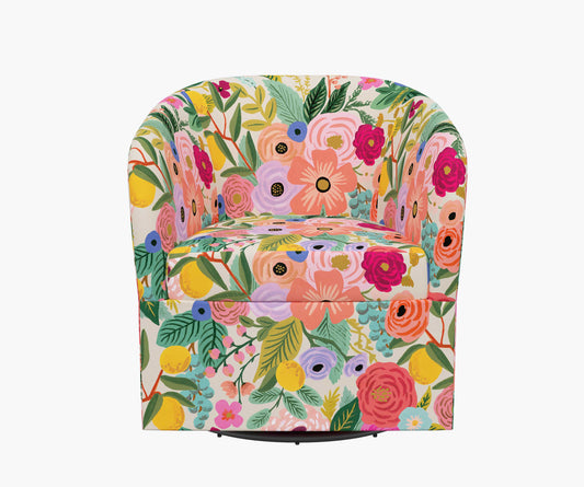 Pembroke Swivel Chair - Garden Party