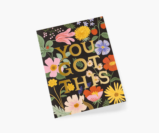 You Got This Strawberry Fields Encouragement Card - Single Card