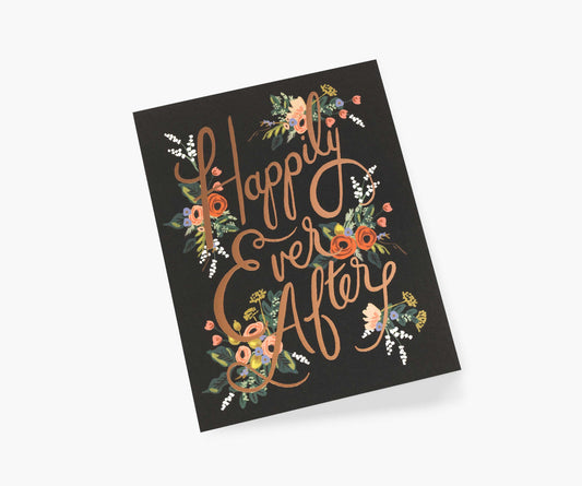Eternal Happily Ever After Wedding Card - Single Card