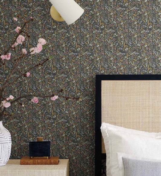 Tapestry Wallpaper - Rose Multi