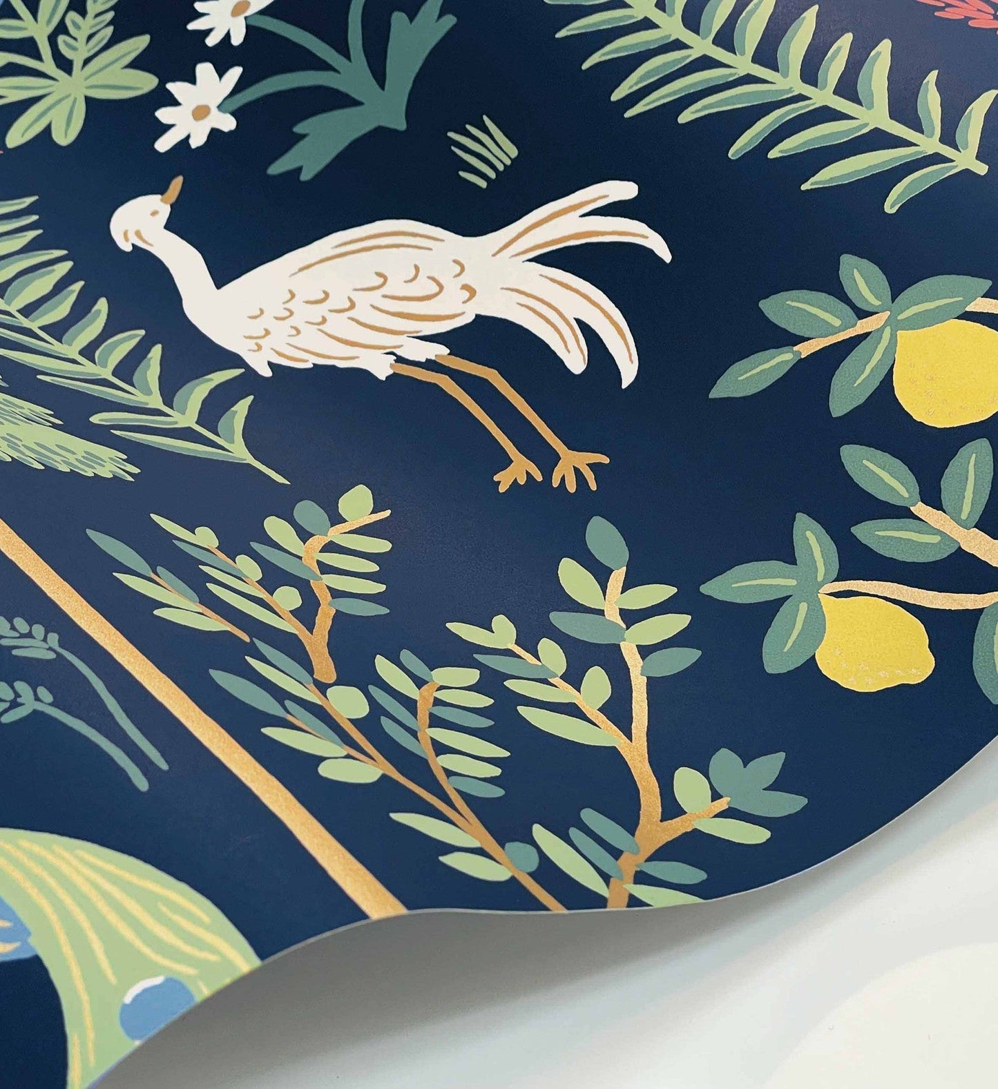 Menagerie Wallpaper - Navy