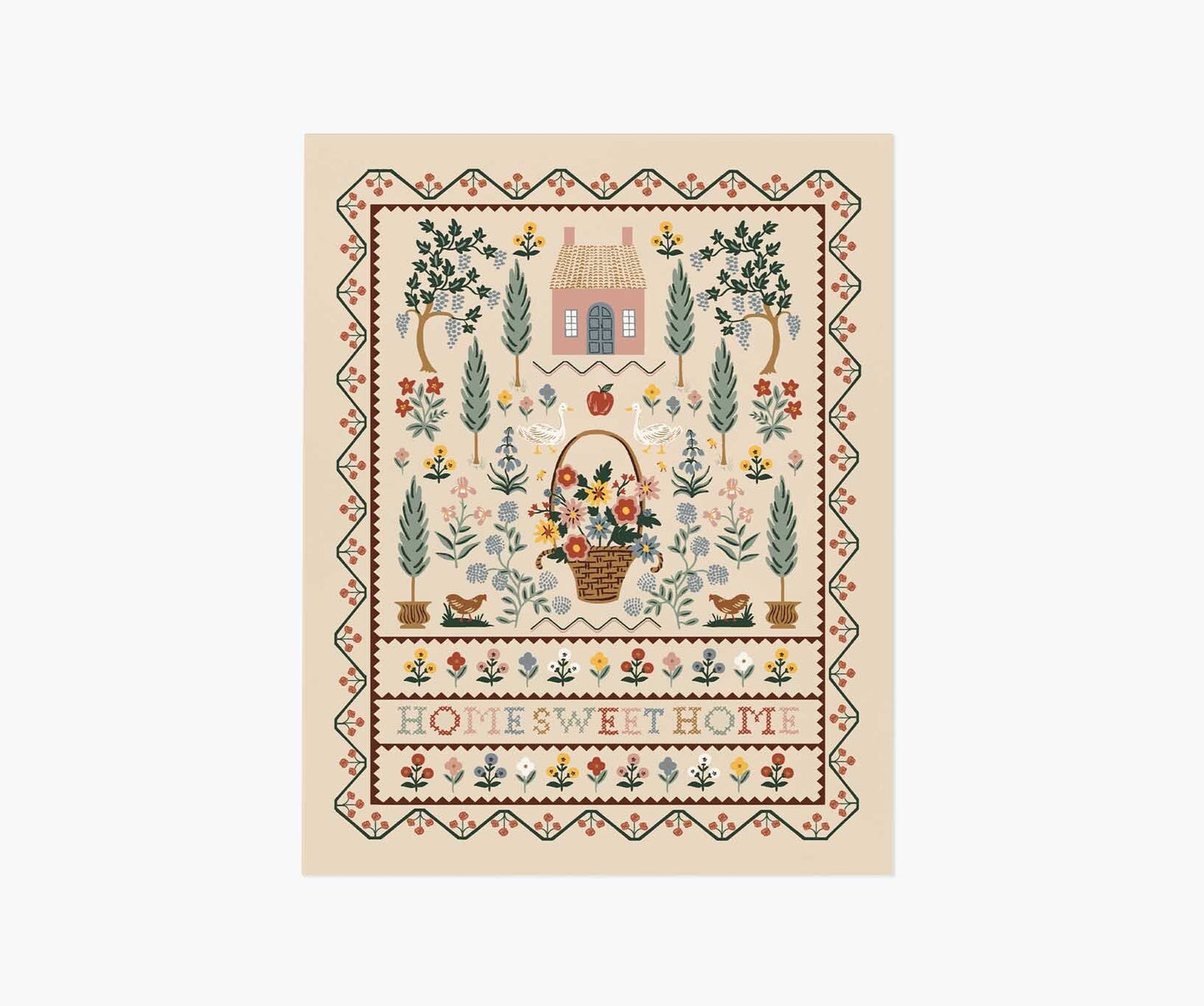 Home Sweet Home Art Print - Premium Design Accessory