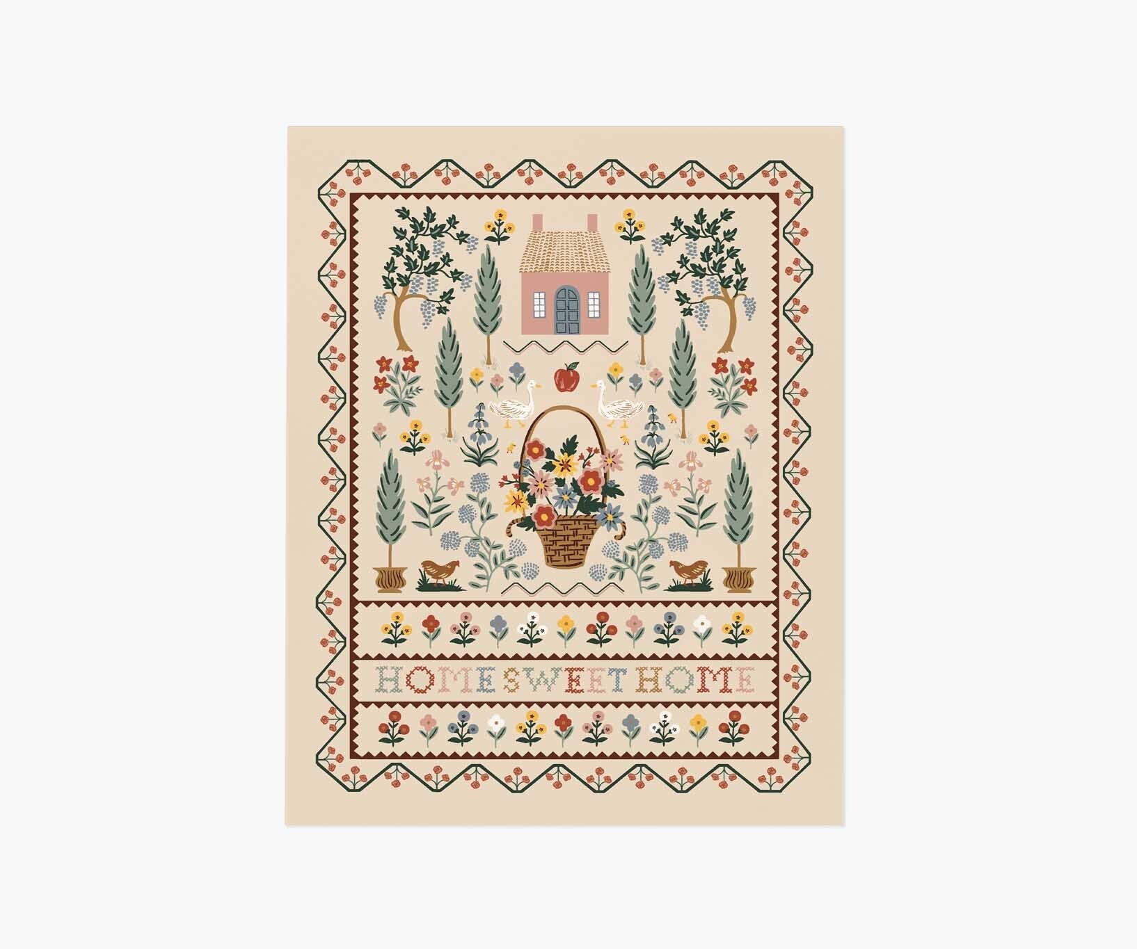 Home Sweet Home Art Print - Premium Design Accessory