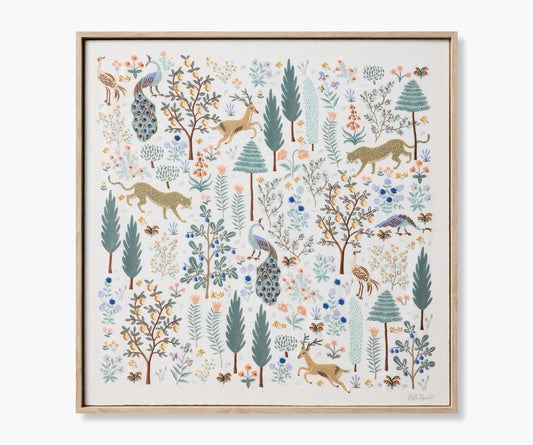 Framed Wall Art - Menagerie Cream - Premium Design Accessory