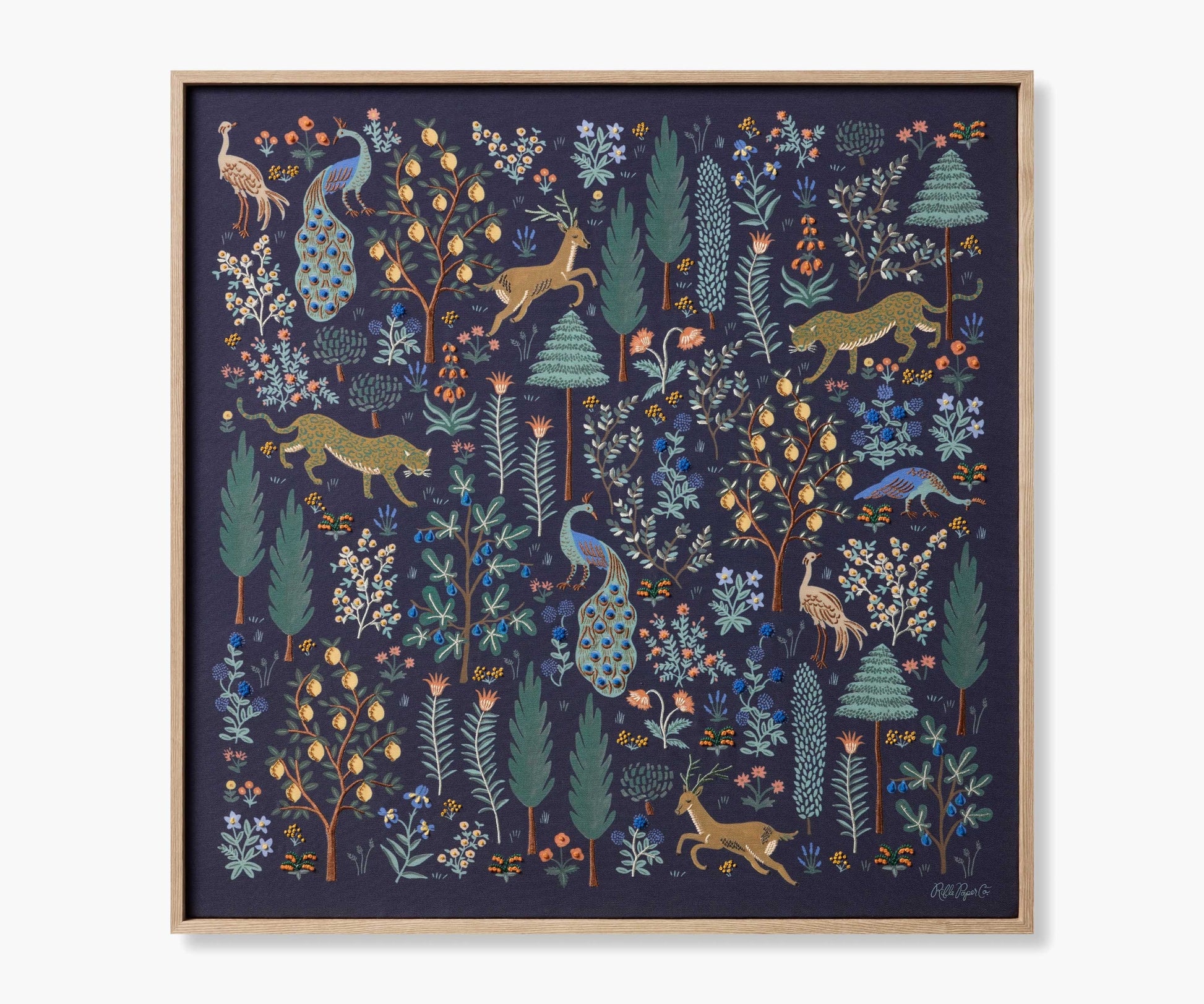 Framed Wall Art - Menagerie Navy - Premium Design Accessory