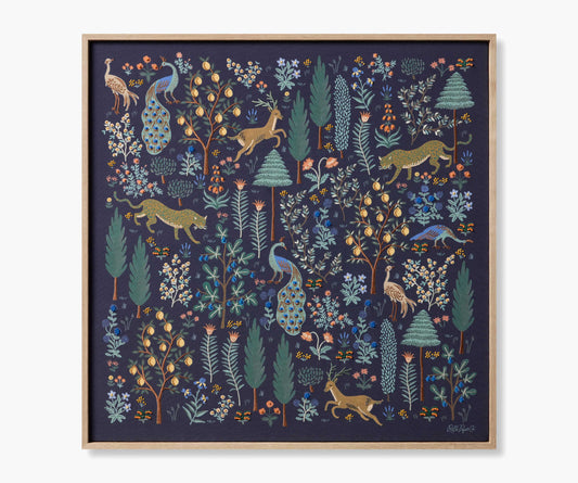 Framed Wall Art - Menagerie Navy - Premium Design Accessory