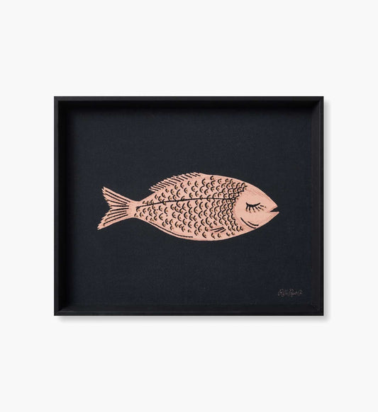 Framed Wall Art - It's Fishy - Premium Design Accessory