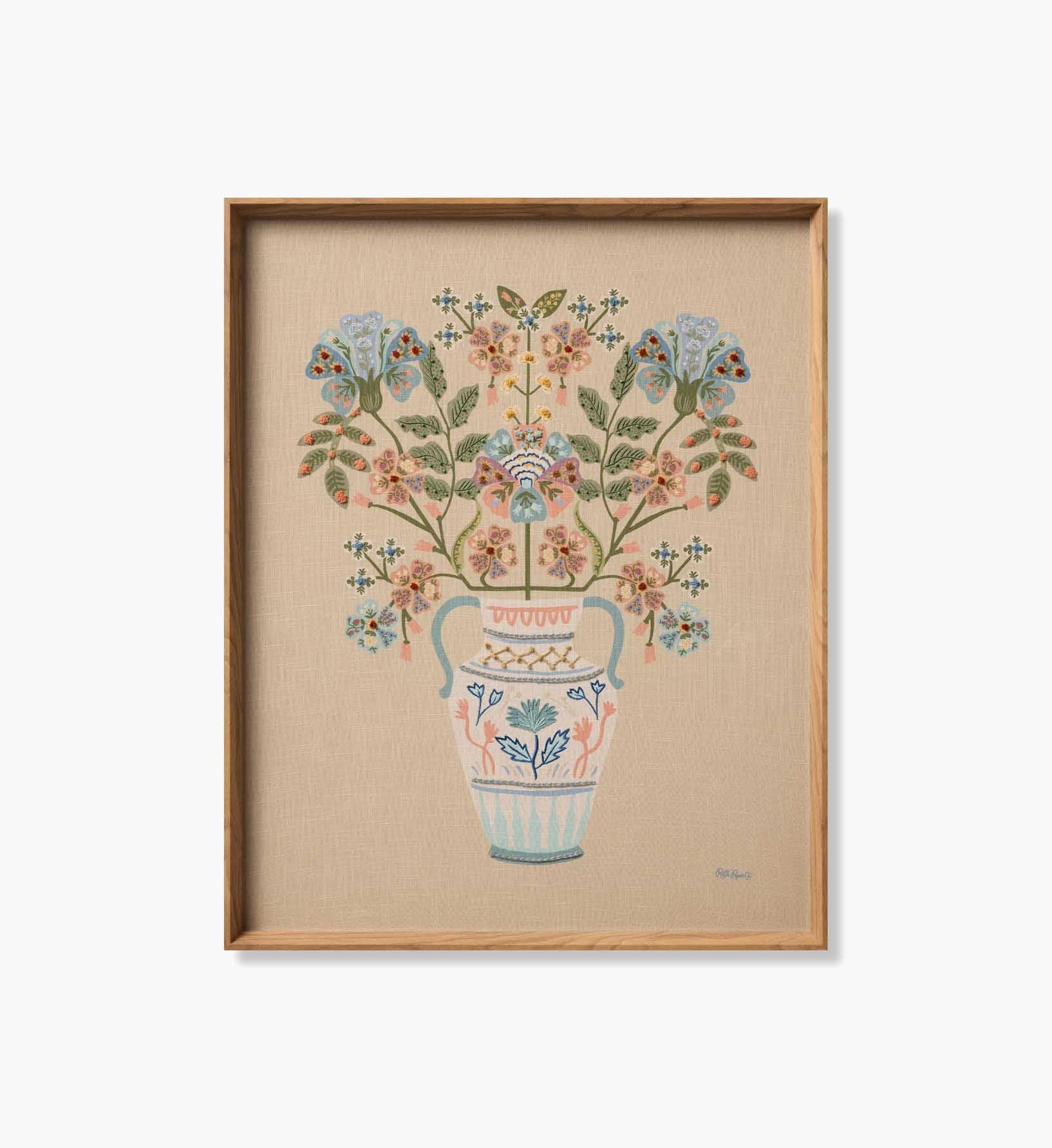 Framed Wall Art - Gracie Vase - Premium Design Accessory