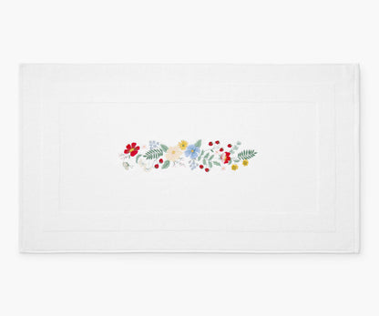 Embroidered Bath Mat - Strawberry Fields - Premium Design Accessory