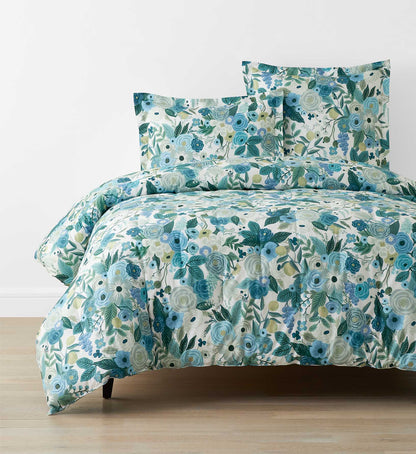 Percale Comforter - Garden Party Blue - Premium Design Accessory