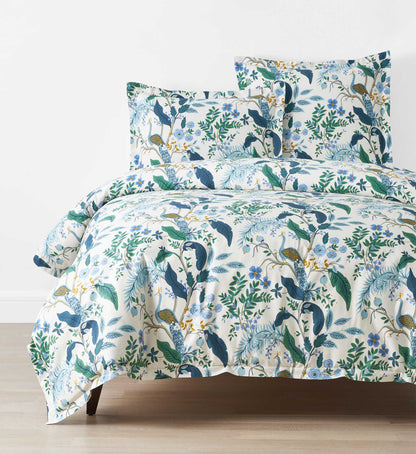 Sateen Comforter - Peacock Ivory - Premium Design Accessory
