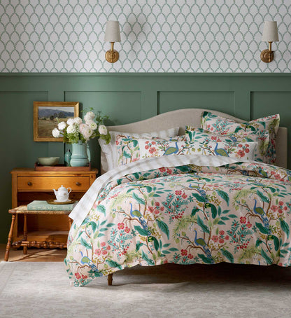 Sateen Comforter - Peacock Blush