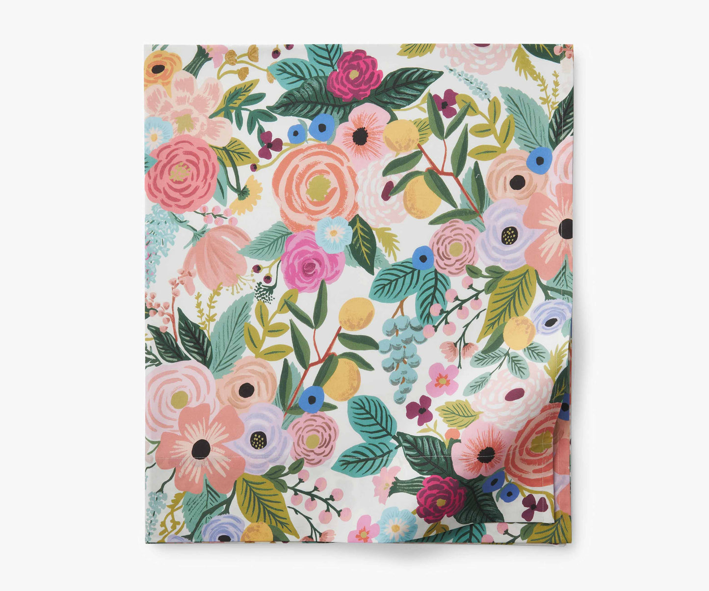 Percale Flat Sheet - Garden Party - Premium Design Accessory