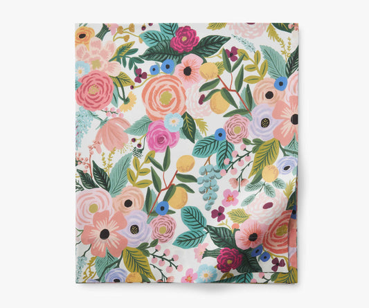 Percale Flat Sheet - Garden Party - Premium Design Accessory