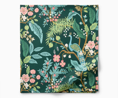 Sateen Flat Sheet - Peacock Emerald - Premium Design Accessory