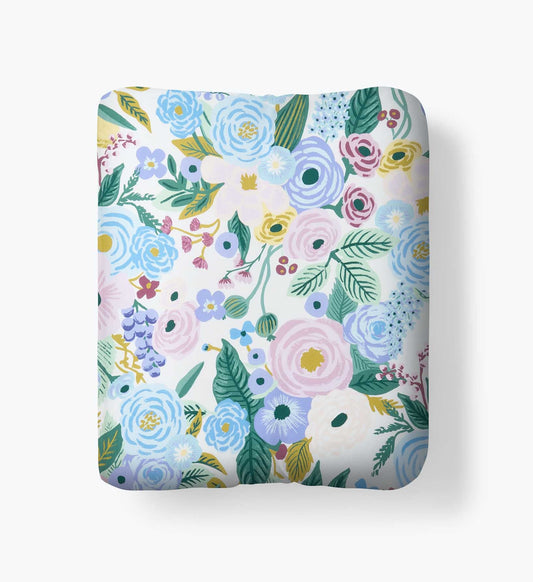 Percale Fitted Sheet - Garden Party Lilac - Premium Design Accessory