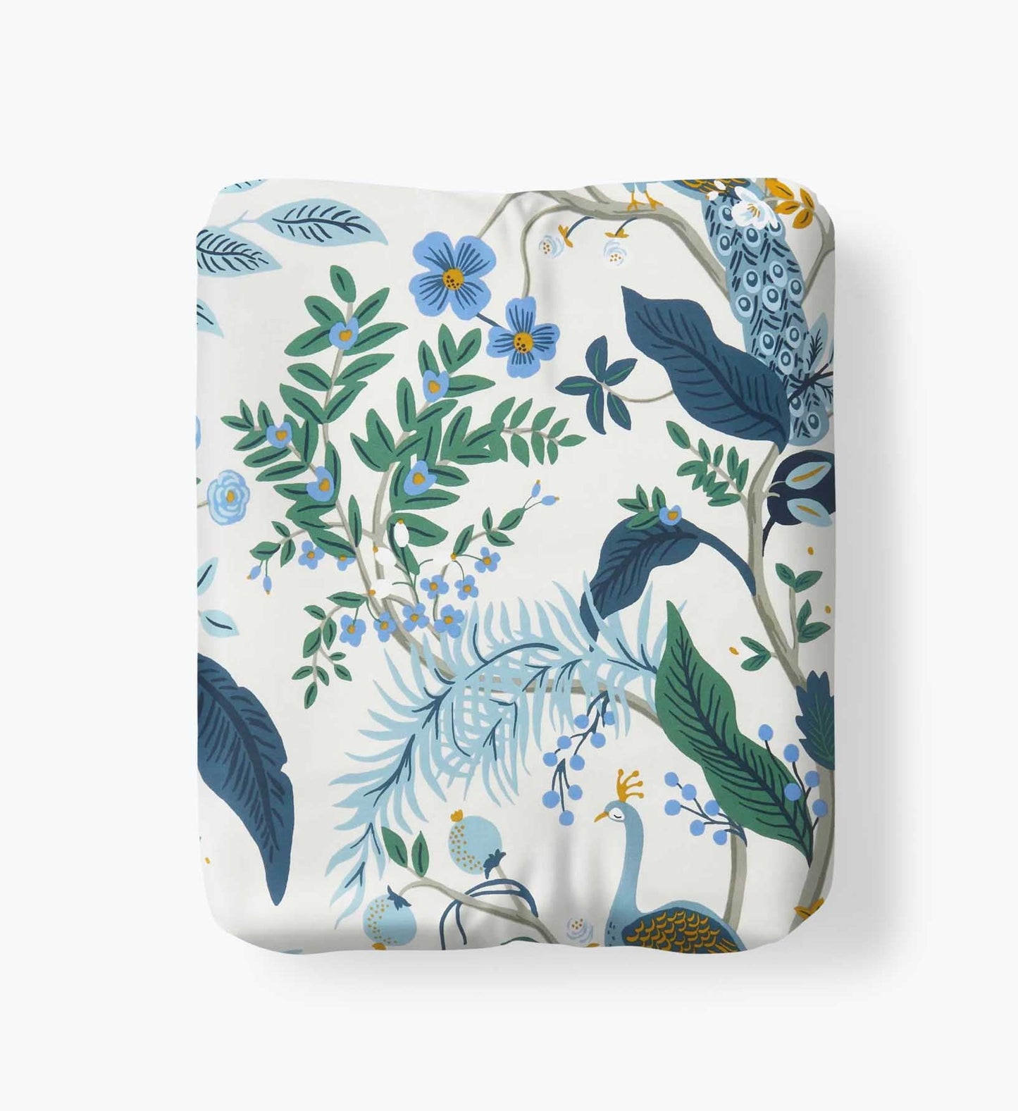 Sateen Fitted Sheet - Peacock Ivory - Premium Design Accessory