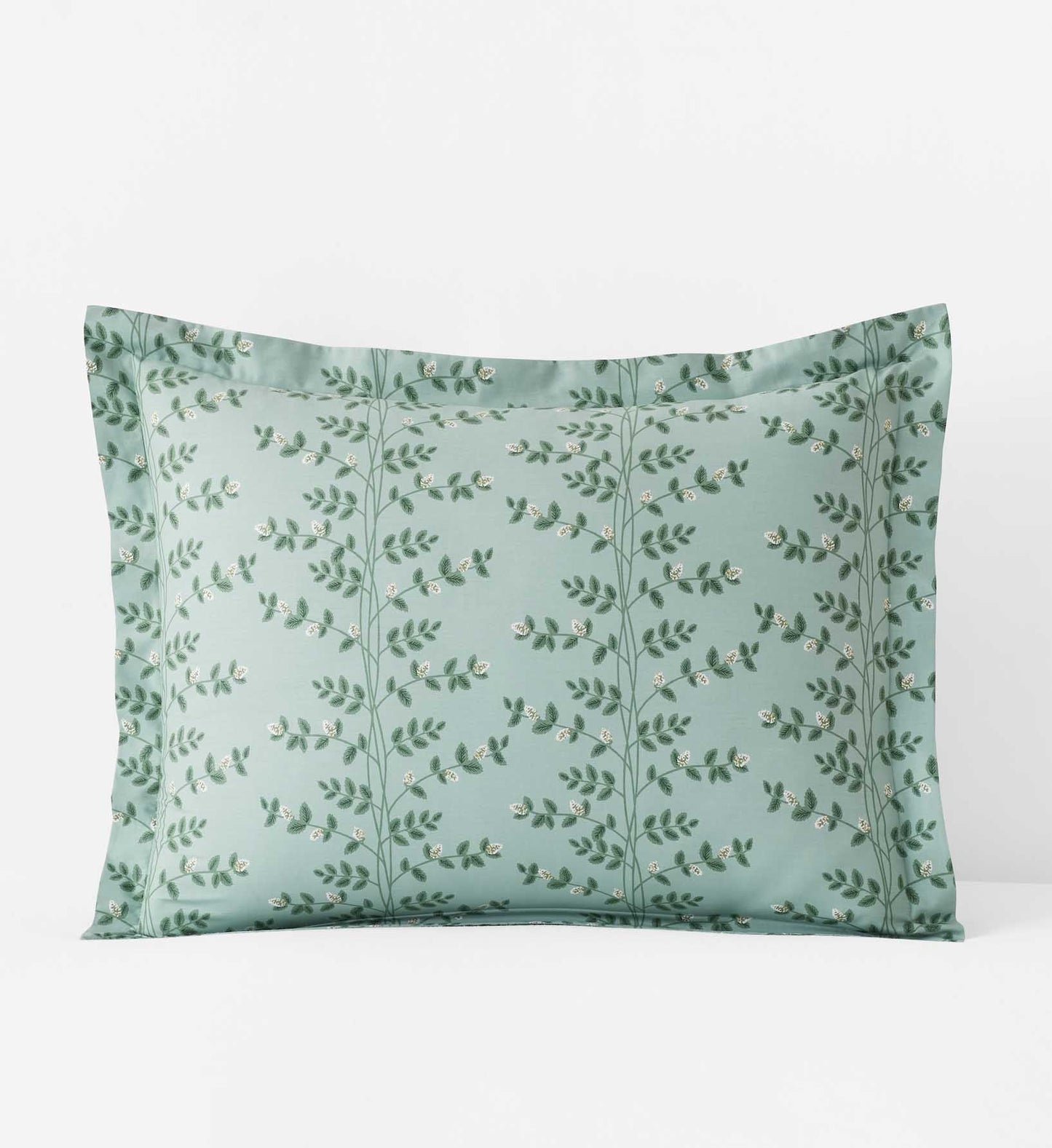 Percale Sham - Climbing Vines Sage - Premium Design Accessory