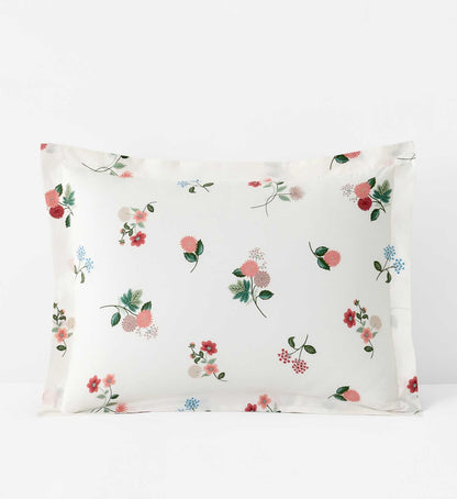 Percale Sham - Ditsy Dahlia Ivory - Premium Design Accessory