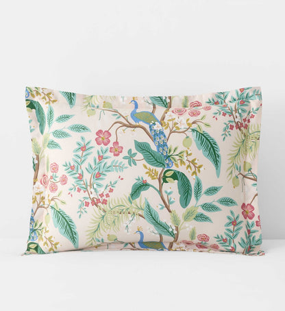 Sateen Sham - Peacock Blush - Premium Design Accessory