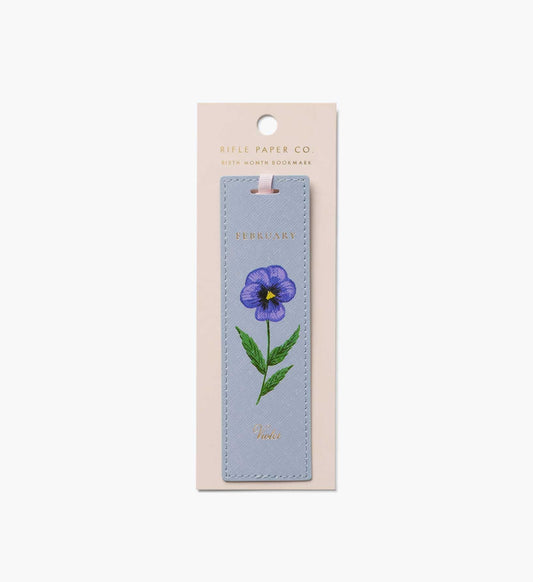 Birth Month Bookmark - February - Illustrated Bookmark