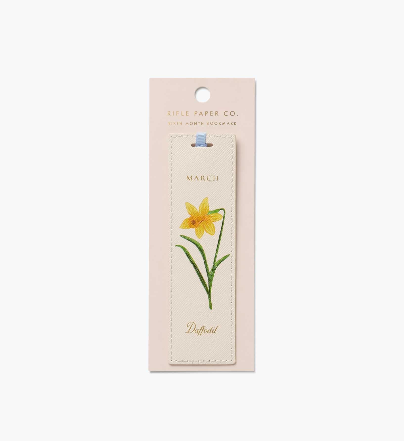 Birth Month Bookmark - March - Illustrated Bookmark