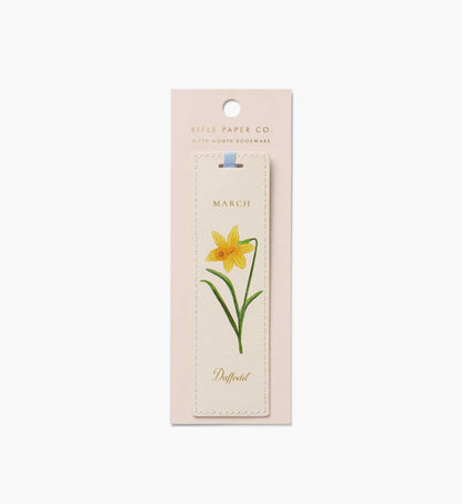 Birth Month Bookmark - March - Illustrated Bookmark