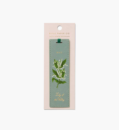 Birth Month Bookmark - May - Illustrated Bookmark