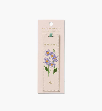 Birth Month Bookmark - September - Illustrated Bookmark