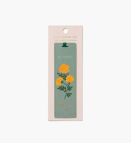 Birth Month Bookmark - October - Illustrated Bookmark