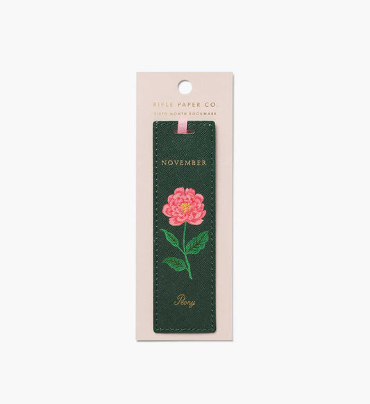 Birth Month Bookmark - November - Illustrated Bookmark