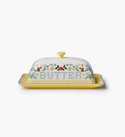 Porcelain Butter Dish - Home Sweet Home - Premium Design Accessory