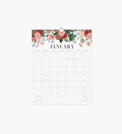 2027 Appointment Calendar - Floral