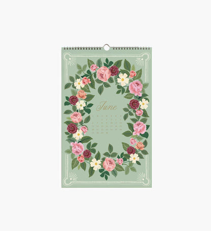 2027 Wall Calendar - Botanical Garden