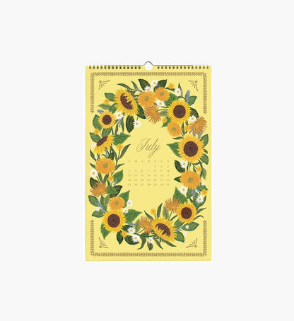 2027 Wall Calendar - Botanical Garden