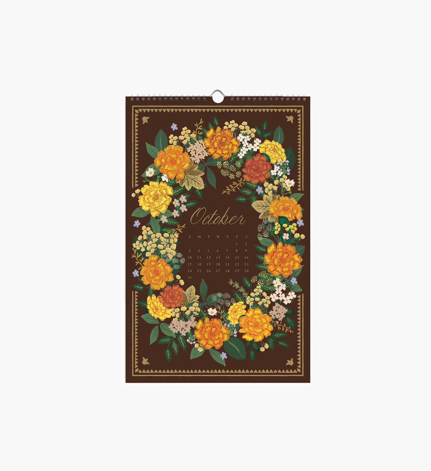 2027 Wall Calendar - Botanical Garden