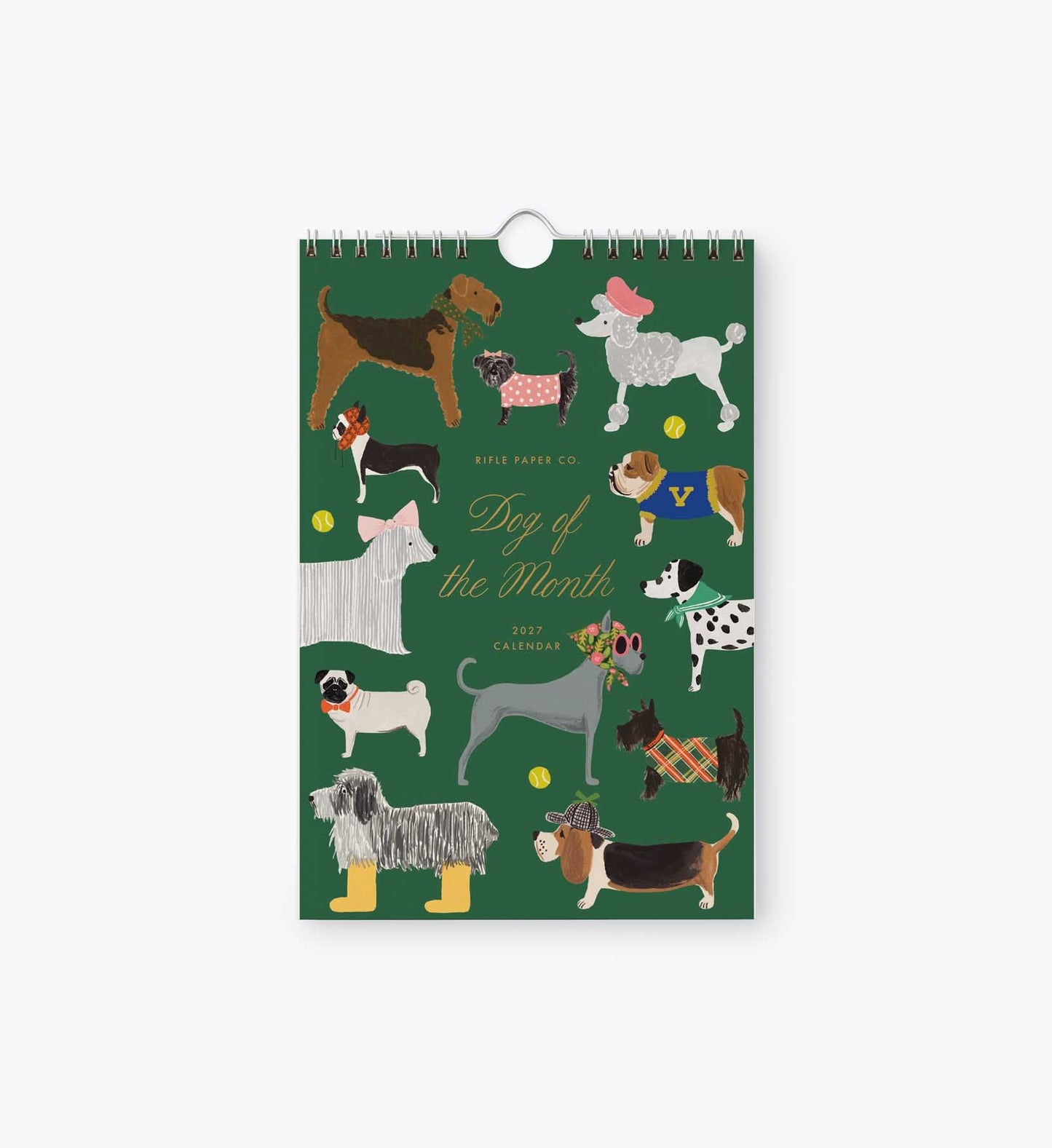 2027 Kitchen Calendar - Dog of the Month - Premium Design Accessory
