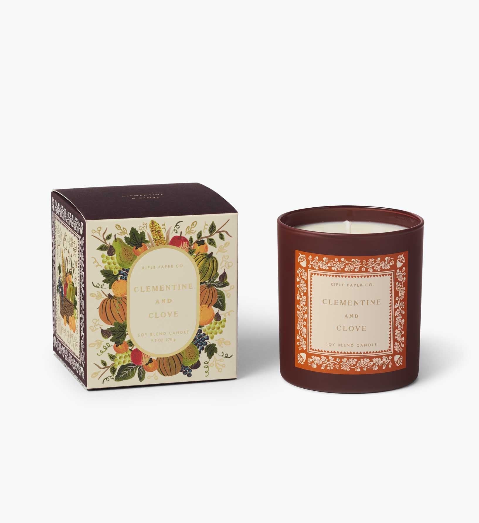 9.5 oz Candle - Clementine & Clove - Premium Design Accessory