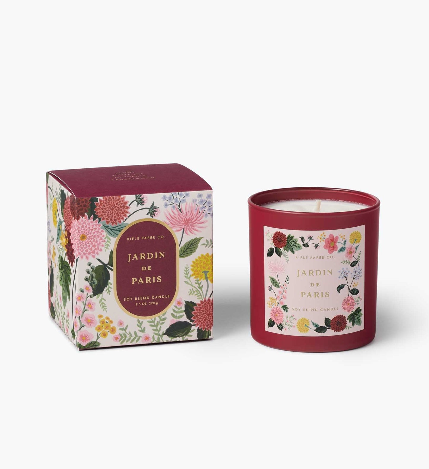 9.5 oz Candle - Jardin de Paris - Premium Design Accessory