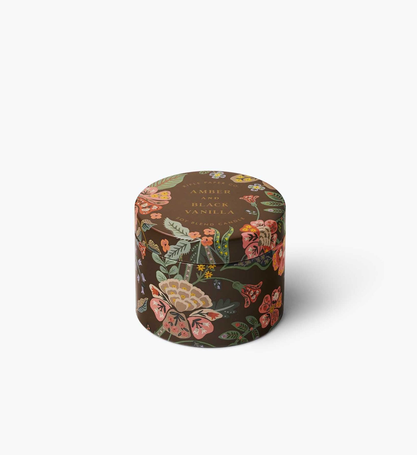 Tin Candle - Amber and Black Vanilla - Premium Design Accessory