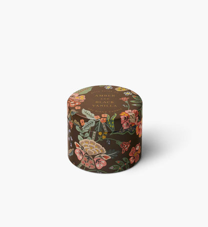 Tin Candle - Amber and Black Vanilla - Premium Design Accessory