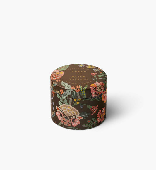 Tin Candle - Amber and Black Vanilla - Premium Design Accessory
