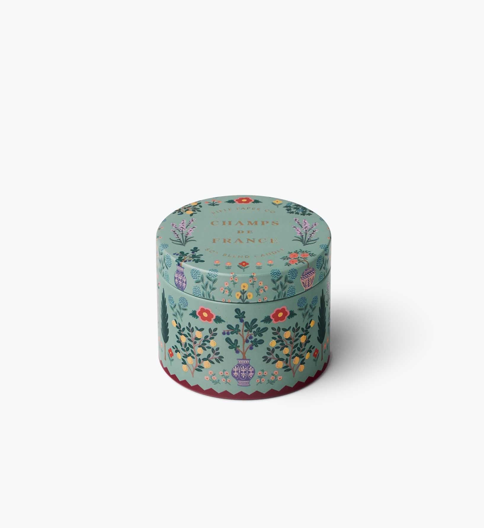 Tin Candle - Champs de France - Premium Design Accessory