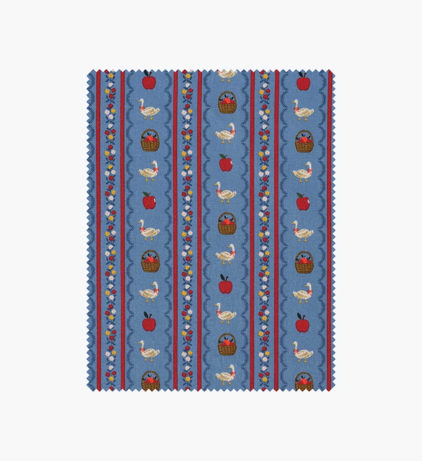 Farmhouse Stripe Canvas Fabric - Blue - Premium Design Accessory