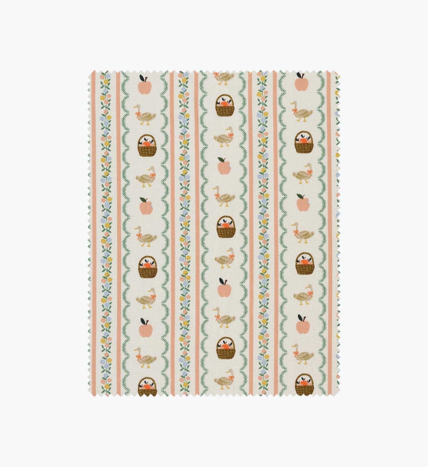 Farmhouse Stripe Canvas Fabric - Cream - Premium Design Accessory